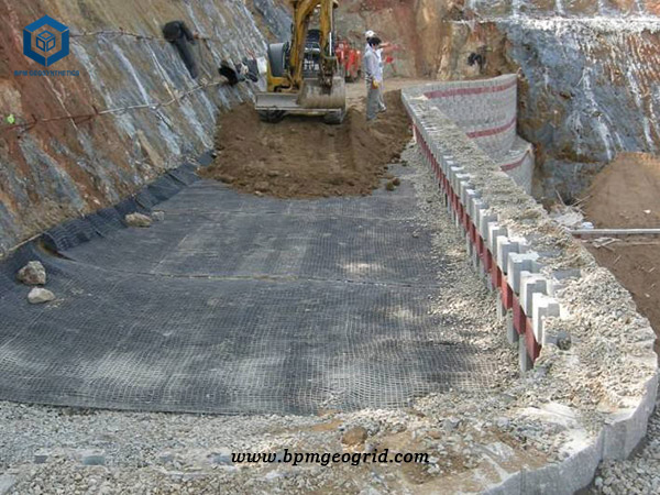 fiberglass geogrid road construction