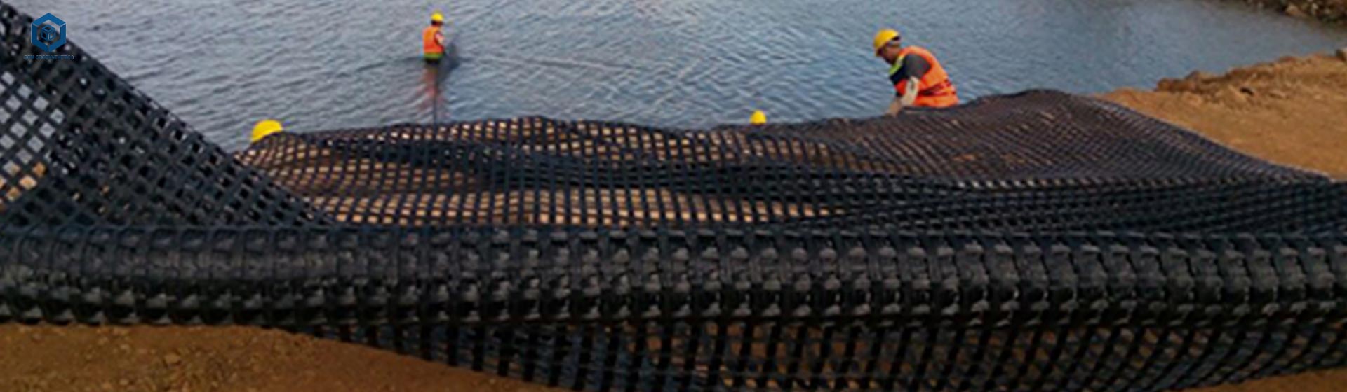 geogrid soil reinforcement for port construction