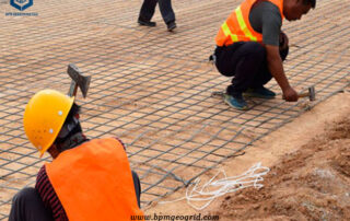Biaxial Geogrid Fabric for Road Stabilization Project in Thailand