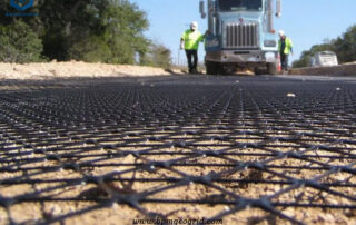 Plastic Biaxial Geogrid Mesh for Road Projects in Vietnam